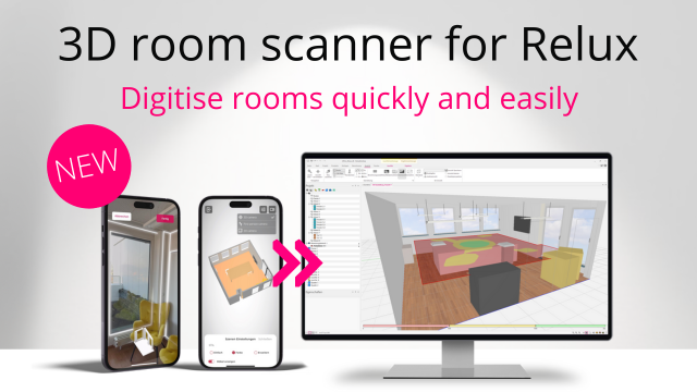 NEW! Metaroom® 3D room scanner for Relux