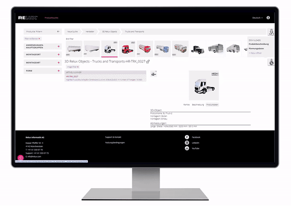 Animation of a 3D Truck - NEW 3D objects on ReluxNet Database 