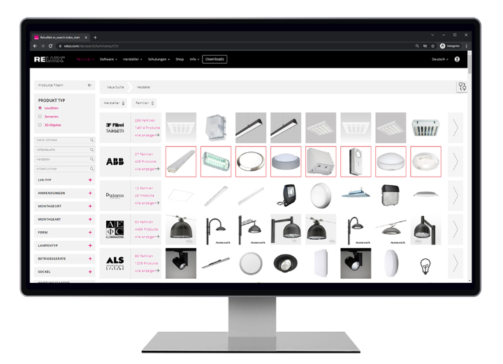 ReluxNet Search Database