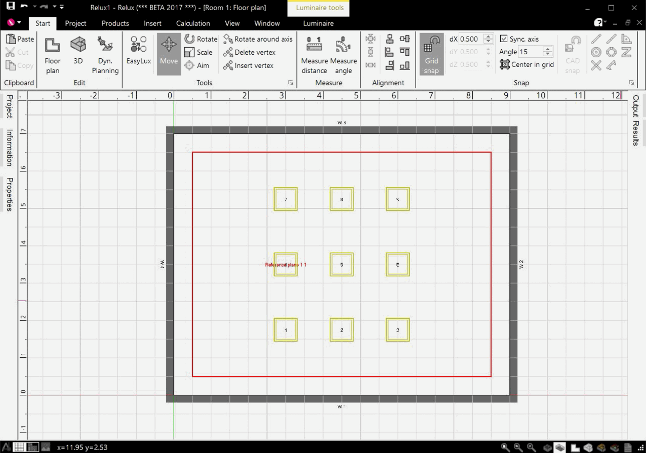 Luminaire Tools -  Luminaire Group centred