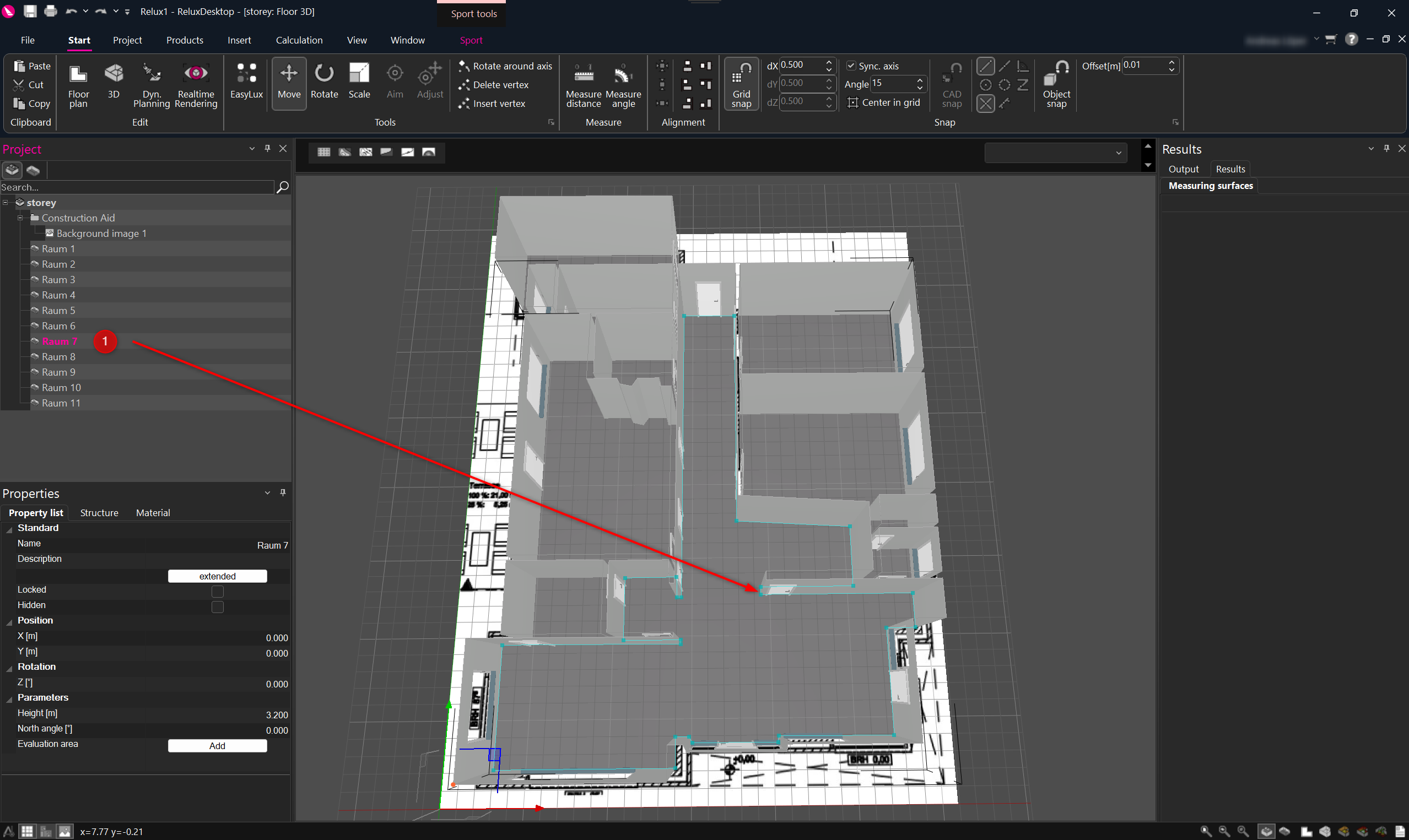 AI 2D-3D storey view